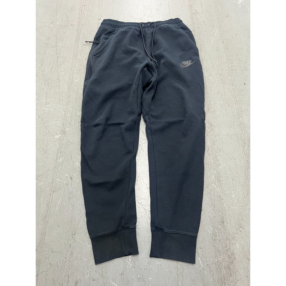 Nike Sportswear Tech Essentials Joggers Men M Black Fleece Drawstring Activewear